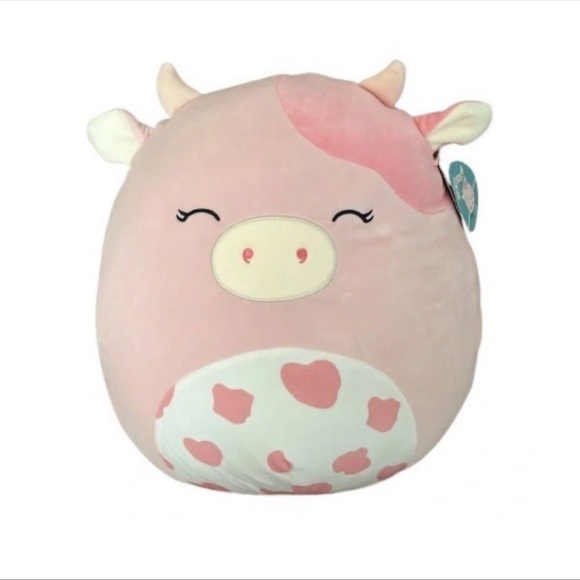 Other - NWT 16” Clay the Pink Cow Squishmallow